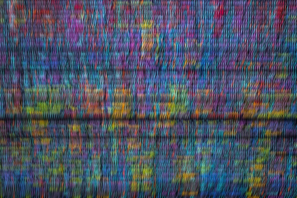 red blue and green textile
